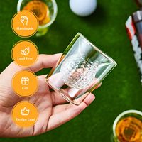 Verre à whisky double paroi gravé au laser, gobelet texturé à l'intérieur, vaisselle de bar pour homme, cadeau Fête des Pères