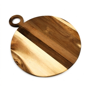 Tabla de cortar rústica de bistec multiusos de suministro de fábrica WDF tabla para picar tabla de cortar de madera para uso doméstico diario - Product Image 1