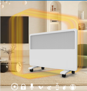 Promotion de Noël : Chauffage <span class=keywords><strong>électrique</strong></span> à convection autonome écoénergétique avec télécommande et protection anti-renversement pour chambre et salle de bain - Product Image 2