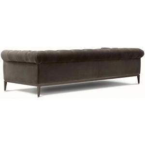 Canapé <span class=keywords><strong>Chesterfield</strong></span> de luxe capitonné en velours avec accoudoirs roulés pour salon - Product Image 6