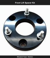Kit de rehausse de suspension avant pour Mitsubishi Pajero Montero, conception à 6 goujons, paire de 2 pièces