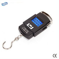 Balance de pêche numérique A08, balance de pesage pour bagages, balance suspendue 50 kg