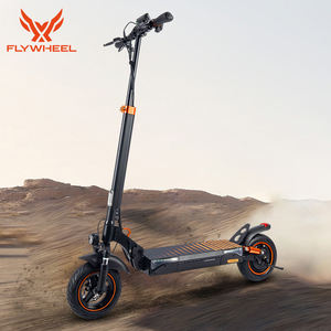 Patinete Eléctrico Plegable para Adultos con Neumáticos Anchos, de Aleación de Aluminio, Digital, Impermeable, Marca Flywheel, en Stock en EE. UU. - Product Image 1