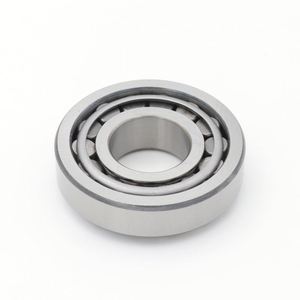 32308 32309 32310 32311 32312 ตลับลูกปืนเม็ดเรียวเหล็กโครเมียมแบบแถวเดียว ได้รับการรับรองมาตรฐาน ISO9001 สำหรับรถยนต์ - Product Image 1
