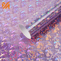 Vinilo elástico holográfico personalizado, suministro de fábrica para plóter, Pvc, Pet