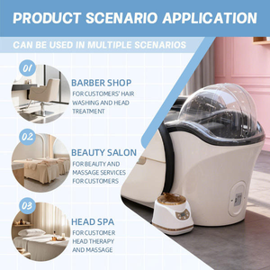 Japanese salon Hair Washing Spa Bed Station Electric Massage Shampoo Bowl Bed Chair With Steam SPA Head Water Therapy - Product Image 6
