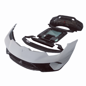 Vente directe usine – Base de couvercle de spoiler avant et arrière en fibre de carbone à motif forgé de style P pour kit carrosserie <span class=keywords><strong>Lamborghini</strong></span> LP610 - Product Image 1