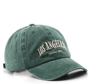 Casquette de baseball brodée en coton lavé pour hommes et femmes chapeau vintage en denim américain d'extérieur Casquette de baseball - Product Image 2