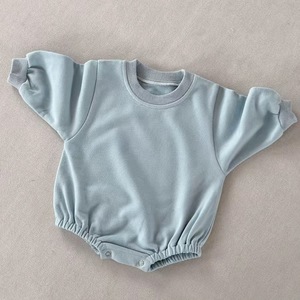 Combinaison courte à manches courtes pour bébé de haute qualité, tenue pour bébé, coton biologique, combinaison en molleton français, vêtements pour nourrissons - Product Image 3