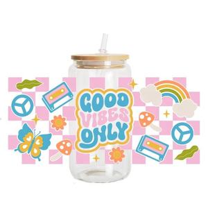 Factory Custom Waterproof Uv Dtf Cup Wrap <strong>Transfers</strong> <strong>Glass</strong> Valentines Designs Sticker Decals Uv Dtf <strong>Transfers</strong> for Cups Wraps - Product Image 2
