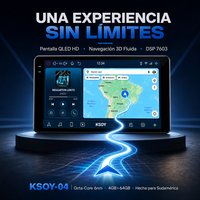 KSOY-04 Android 16 autoradio QLED 800x1360 4 + 64G CarPlay Pantallas Android Para Automovil reproducteur De Dvd De Autos