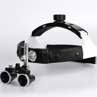 Phare dentaire LED 2.5X/3.5X Loupe de grossissement de bandeau chirurgical médical