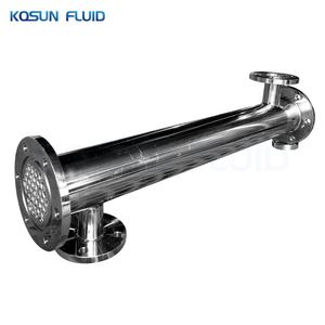 Pequeno qualidade Sanitária dos alimentos condensador mini 316 arrefecimento por tubos de aço inoxidável braçadeira tri shell tubo trocador de calor - Product Image 2