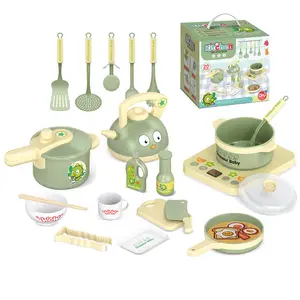 DIY Food Kinder Küche Kreatives Spielset Zubehör Kleinkind Kochen Spielset Fälschung Kochgeschirr Geräte utensilien