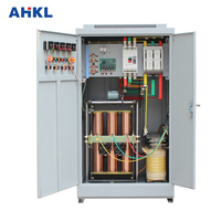 Stabilisateur de tension automatique SBW 400KVA AVR, large plage de tension d'entrée, type armoire, régulateur pour alimentation de charge lourde