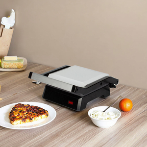 105 180 độ điện Panini Báo Chí <span class=keywords><strong>Maker</strong></span> thép không gỉ có thể tháo rời không dính tấm mở bánh <span class=keywords><strong>sandwich</strong></span> bánh mì Báo Chí cho hộ gia đình - Product Image 2