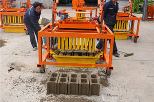 Prezzo a buon mercato motore Diesel combustibile cemento blocco di mattoni macchina di pressatura per la realizzazione di blocchi cavi - Product Image 3