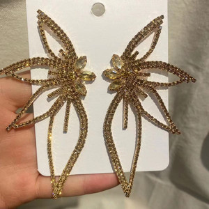 DAIHE ต่างหูเครื่องประดับแฟชั่น <span class=keywords><strong>Promare</strong></span>,ตุ้มหูพลอยเทียมแบบพูดเกินจริง - Product Image 4