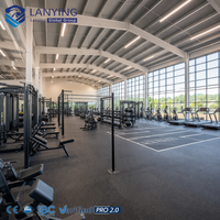CWB & ISO - Centro de Fitness Moderno con Estructura de Acero Prefabricada, Edificio Deportivo Metálico Prefabricado para Entrenamiento en Interiores