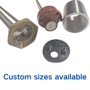 Riscaldatore a Immersione con Termostato Elettronico in Acciaio Inox, Sonda di Resistenza Tubolare in Filo Ni Cr 80-20, <span class=keywords><strong>Dimensioni</strong></span> Personalizzabili, 120V per Acqua - Product Image 3