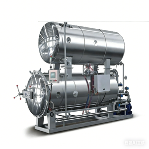 Stérilisateur <span class=keywords><strong>Autoclave</strong></span> Horizontal Industriel pour l'Emballage des Aliments en Conserve et la Transformation des Aliments - Product Image 1