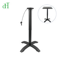 Accessoires de colonne de levage pneumatique en aluminium moderne de qualité supérieure pour cadre de mobilier de salle à manger d'hôtel, hauteur réglable, ajustement précis