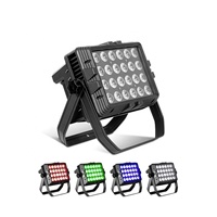 Projecteur de scène LED RGBW haute puissance DMX 24x12W, projecteur étanche RGBW, lumière PAR