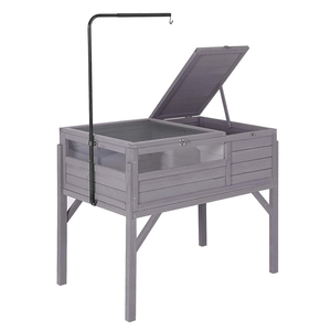 Kaplumbağa Büyük Mekanizması Ahşap Kaplumbağa Evi Sürüngen Kafesi Küçük Hayvanlar İçin İç Mekan Dış Mekan Kaplumbağa Mekanizması - Product Image 2