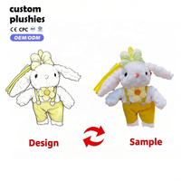 Porte-clés en peluche lapin aux oreilles tombantes mignon et moelleux, pendentif de sac, poupée en peluche lapin fleuri adorable, ornement animal doux, cadeau