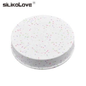 Moule à gâteau antiadhésif en silicone de 5.9 pouces, forme ronde, avec particules de couleur, ustensiles de cuisson, nouveauté - Product Image 3