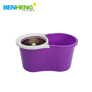 China 360 roto Easy cubeta Turbo acero spin and go escurr Easy-wring microfibra wet <span class=keywords><strong>Master</strong></span> Rosa Cubo de fregona de pared - Product Image 3