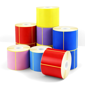 สติกเกอร์เคลือบ TT 80แกรมที่ติดด้วยความร้อนแบบม้วนฉลากด้วยตนเองสำหรับบรรจุภัณฑ์อุตสาหกรรม/โลจิสติก/ ผลิตภัณฑ์ - Product Image 1