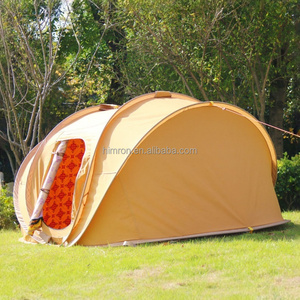Nouvelle conception de tente de camping en plein air pour <span class=keywords><strong>4</strong></span> personnes, imperméable, à montage rapide, en polyester-coton, en forme de bateau, tente <span class=keywords><strong>pop</strong></span>-up pour le Moyen-Orient - Product Image 5