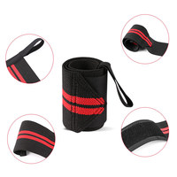 Muñequera Deportiva para Hombre y Mujer, Protección de Muñeca para Levantamiento de Pesas, Fitness, Boxeo, Tenis de Mesa, Ciclismo, Poliéster