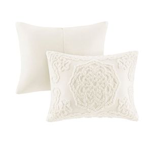 Ensemble de housse de couette tuftée en chenille de coton médaillon DB 3 pièces - Product Image 3