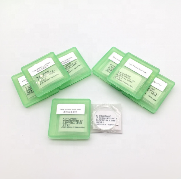 In Stock Original 24.9*1.5mm Laser Protection Lens/Window Quartz Fused Silica 1064nm OEM Supported