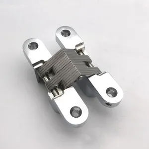 Heavy Duty Stainless Steel Metal Accessories Folding Table Hinges Furniture Hidden Cross Hinge