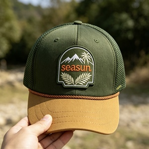 หมวกเบสบอลปักลายตามสั่ง หมวก Trucker หมวก Dad Hat หมวก Snapback ปรับได้สำหรับทุกเพศ หมวกตาข่ายระบายอากาศสำหรับสวมใส่ลำลองแนวสตรีทแวร์ - Product Image 5