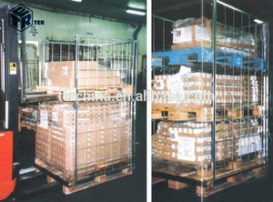 <span class=keywords><strong>Chariot</strong></span> de rangement industriel en maille avec séparateurs, casiers et armoire pour la lessive - Product Image 6