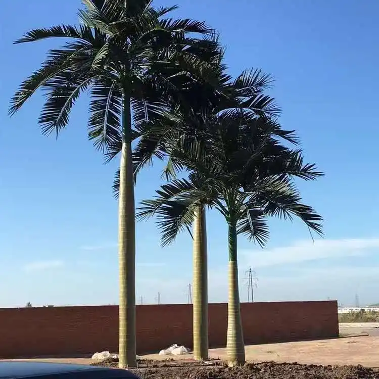 Grande artificiale piante da esterno resistente AI RAGGI UV di palma artificiale alberi