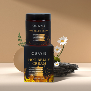 Crème amincissante <span class=keywords><strong>de</strong></span> marque privée Han Linger pour des soins <span class=keywords><strong>du</strong></span> corps une <span class=keywords><strong>peau</strong></span> plus tonique et une relaxation musculaire profonde crème pour le <span class=keywords><strong>ventre</strong></span> chaud - Product Image 3
