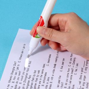 Foska Europese Kwaliteit 7Ml Veilige Materialen Niet-Toxisch Snel Drogen Gladde <span class=keywords><strong>Corrector</strong></span> Witte Vloeistof <span class=keywords><strong>Pen</strong></span> Met Metalen Punt - Product Image 3