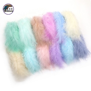 Commercio all'ingrosso di alta qualità Multi-colore del centro di coda di tacchino <span class=keywords><strong>piume</strong></span> 10-15CM di <span class=keywords><strong>piume</strong></span> di <span class=keywords><strong>uccello</strong></span> modello tinto per la vendita - Product Image 3