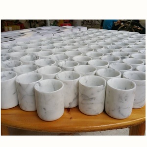 Bán Sỉ Kích Thước Khác Nhau Đá Cẩm Thạch Canister Home Jar Đá Cẩm Thạch Tự Nhiên Lưu Trữ Thực Phẩm Jar - Product Image 4