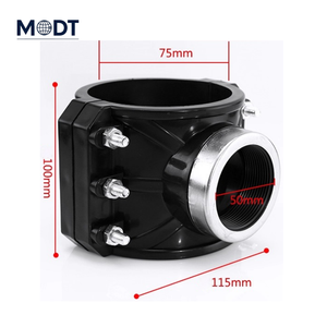 Dn110 pn10 pr ענף צינור מתאים תיקון מהדק אוכפים תיקון מהיר מהדק שרוול עבור קונטרטור השקייה מחבר אוכף - Product Image 6