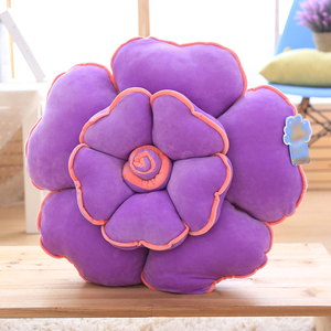 3D Plush Toy Beautiful Rose <strong>Flower</strong> <strong>Shape</strong> Sofa <strong>Cushion</strong> Stuffed Pillow for Festival Gift - Product Image 4
