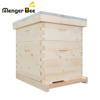 Nouvelle ruche Dadant B-7D 10 cadres en sapin de Chine à finition polie, garantie 3 mois, ensemble complet pour l'apiculture