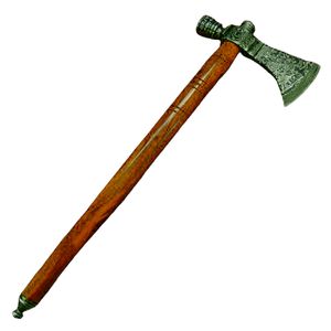 Ragnar Axe มีดเหล็กคาร์บอนปลอมแปลงมีดไวกิ้งทำมือปรับแต่งได้ตามต้องการ - Product Image 1