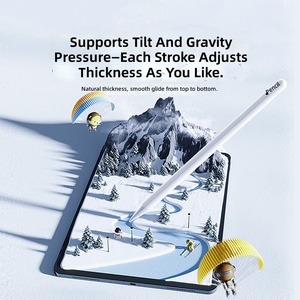 Pack de 6 pointes de rechange 6-en-1 pour stylet, en plastique et métal, argent et or, silencieuses, HB 2B, écriture fine/lourde/verticale pour iPad <span class=keywords><strong>iPhone</strong></span> - Product Image 2