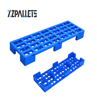 Dalles de sol modulaires emboîtables en PP 1000x600x50mm, type à emboîtement, résistantes à l'humidité, pour entrepôt de déchets et cage